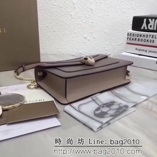 BVLGARI寶格麗 進口牛皮系列 時尚百搭 單肩斜挎包 39174 FYD1132